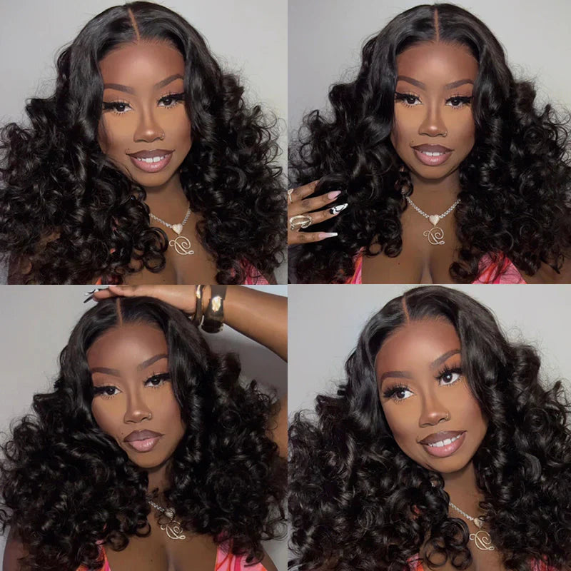 Funmi Curly 6x5 Pre-cut Short Glueless Wig